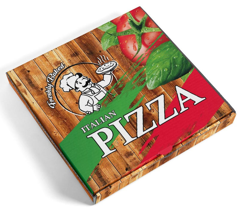 Pizza Box 7 inch TOMATO (90pcs)